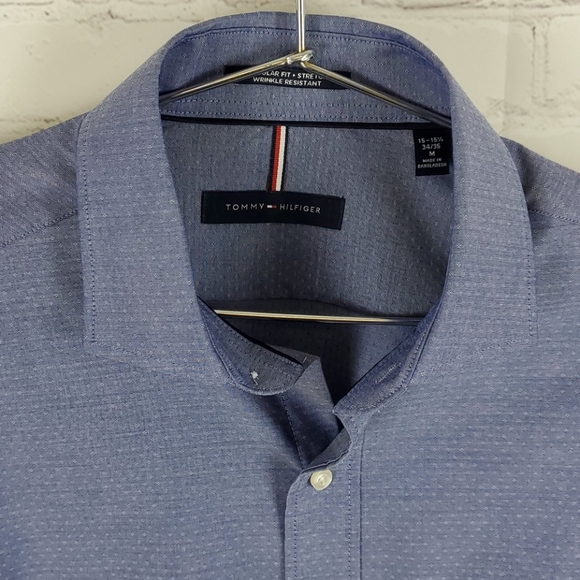 Tommy Hilfiger Spread Collar Dress Shirts - Picture 2 of 11